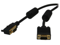 Tripp Lite 25ft VGA Coax Monitor Cable with RGB High Resolution Right Angle HD15 M/M 25'
