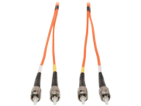 Tripp Lite 2M Duplex Multimode 62.5/125 Fiber Optic Patch Cable ST/ST 6' 6ft 2 Meter