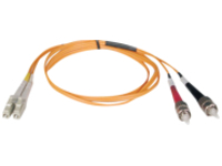 Tripp Lite 8M Duplex Multimode 62.5/125 Fiber Optic Patch Cable LC/ST 26&#x27; 26ft 8 Meter