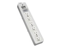 Tripp Lite Surge Protector Power Strip Medical Hospital Metal 6 Outlet 15' Cord