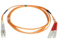 Tripp Lite 7M Duplex Multimode 50/125 Fiber Optic Patch Cable LC/SC 23' 23ft 7 Meter