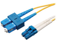 Tripp Lite 25M Duplex Singlemode 9/125 Fiber Optic Patch Cable LC/SC 82&#x27; 82ft 25 Meter