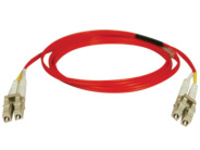 Tripp Lite 3M Duplex Multimode 62.5/125 Fiber Optic Patch Cable Red LC/LC 10' 10ft 3 Meter