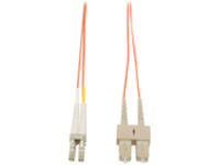 Tripp Lite 4M Duplex Multimode 62.5/125 Fiber Optic Patch Cable LC/SC 13' 13ft 4 Meter