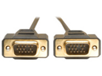 Tripp Lite 6ft VGA Monitor Gold Cable Molded Shielded HD15 M/M 6'