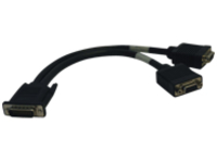 Tripp Lite 1ft DMS-59 to 2x VGA Splitter Cable M/Fx2 1'