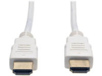 Tripp Lite 3ft High Speed HDMI Cable Digital Video with Audio 4K x 2K M/M White 3&#x27;