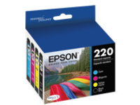 Epson 220 - 4-pack - black, yellow, cyan, magenta