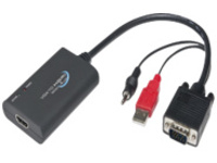 Syba VGA to HDMI Converter with Audio Support