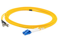 ST/LC M/M PATCH CBL50M YELLOW OS2 RISER TAA FIBER
