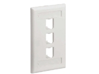 Panduit MINI-COM Classic Series Faceplates with Label and Label Cover