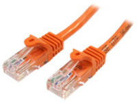 StarTech.com 2m Orange Cat5e / Cat 5 Snagless Patch Cable