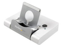 StarTech.com 3 Port USB 3.0 Hub plus Combo Fast Charge Port (2.1A) with Smartphone / Tablet Stand