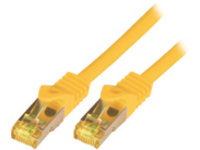 CAT7 S-FTP-PIMF-LSZH-5.00M-YEL RAW CABLE-26/7-RJ45-4P-600MHZ
