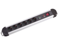STECKDOSENLEISTE 6-FACH-ALU-2M CABL STECKDOSENLEISTE 6-FACH-