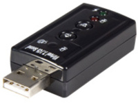 StarTech.com Virtual 7.1 USB Stereo Audio Adapter External Sound Card