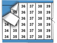 Brady Consecutive Numbers Wire Marker Card 34-66