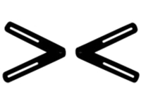 Peerless-AV ACSBR1 - Mounting component (2 mounting brackets, mounting hardware)