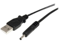 StarTech.com 3 ft. (0.9 m) USB to Type H Barrel 5V DC Power Cable - USB to 3.4mm Power Cable - 5V DC Type H - Black - B…