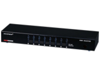 Monoprice 8X1 Enhanced Powered HDMI Switcher w/ Remote - video/audio switch - managed