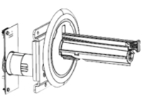 Zebra - Liner take up spindle and motor kit