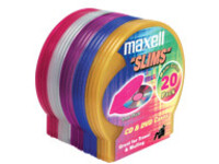 Maxell - Storage CD slim jewel case