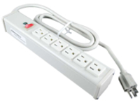 C2G 6ft Wiremold 6-Outlet Plug-In Center Unit 120v/15a Lighted Switch Power Strip