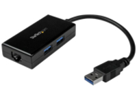 StarTech.com 2 Port USB 3.0 Hub with Ethernet