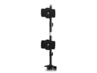 VERTICAL 2 MONITOR CLAMP MOUNTMNT