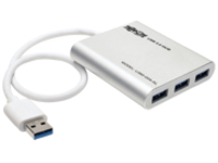 Tripp Lite 4-Port Portable USB 3.0 SuperSpeed Mini Hub Aluminum