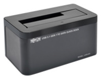 Tripp Lite USB-C to SATA Hard Drive Quick Dock for 2.5in and 3.5in HDD SSD