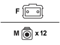 AddOn - Patch cable - LC/APC single-mode (M) to MPO/APC single-mode (F)