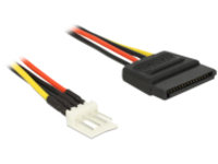DeLOCK - Netzteil - 4-Pin-Mini-Stromversorgungsstecker (M) bis SATA-Stromstecker (M)