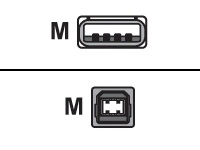 Lexmark - USB cable - USB (M) to USB Type B (M)