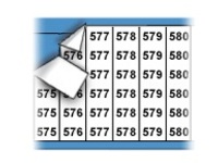 Brady Consecutive Numbers Wire Marker Card Legend 575-599
