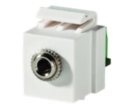 KEYSTN3.5MMSCRW TERM STEREO FOG WHT