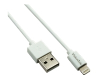 VisionTek Lightning to USB White 2 Meter MFI Cable