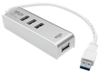 Tripp Lite 3-Port USB 3.0 SuperSpeed Hub with Keyboard/Mouse Sharing and File Transfer