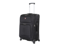 SWISSGEAR 21 CARRY ON LUGGAGEBLACK 4WHEELS EXPANDABLE