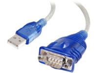 C2G 1.5ft USB to DB9 Serial Cable