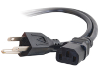 C2G 6ft 18 AWG Universal Power Cord (NEMA 5-15P to IEC320C13)