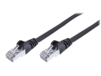 NETWORK CABLE CAT6 COPPER 0.5M- BLACK S/FTP SNAGLESS/BOOTED