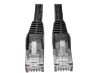 Eaton Tripp Lite Series Cat6 Gigabit Snagless Molded (UTP) Ethernet Cable (RJ45 M/M), PoE, Black, 100 ft. (30.5 m)