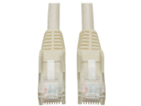 Tripp Lite Premium Cat6 Gigabit Snagless Molded UTP Patch Cable, 24 AWG, 550 MHz/1 Gbps (RJ45 M/M), White, 4 ft.