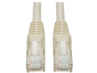 Tripp Lite Premium Cat6 Gigabit Snagless Molded UTP Patch Cable, 24 AWG, 550 MHz/1 Gbps (RJ45 M/M), White, 6 in.