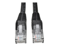 Tripp Lite 20ft Cat6 Gigabit Snagless Molded Patch Cable RJ45 M/M Black 20' - patch cable - 6.1 m - black