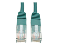 Tripp Lite 3ft Cat5e / Cat5 350MHz Molded Patch Cable RJ45 M/M Green 3&#x27;