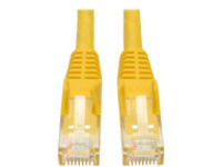 Eaton Tripp Lite Series Cat6 Gigabit Snagless Molded (UTP) Ethernet Cable (RJ45 M/M), PoE, Yellow, 20 ft. (6.09 m)