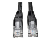 Tripp Lite 10ft Cat6 Gigabit Snagless Molded Patch Cable RJ45 M/M Black 10&#x27;