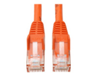 Eaton Tripp Lite Series Cat6 Gigabit Snagless Molded (UTP) Ethernet Cable (RJ45 M/M), PoE, Orange, 3 ft. (0.91 m)